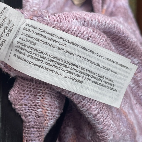 Hollister Women's Purple Sweater - Picture 5 of 5